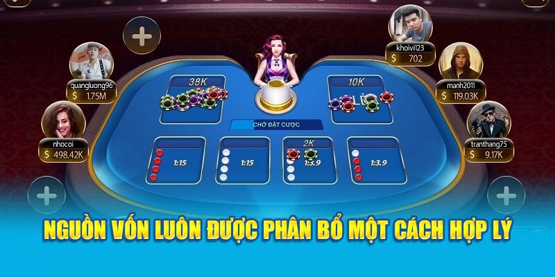 Nguồn vốn luôn được phân bổ một cách hợp lý
